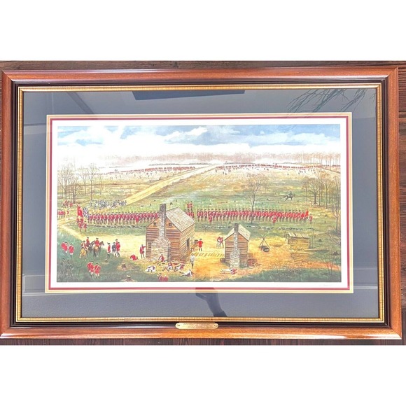 DALE GALLON Framed Art Piece HOSKINS HOUSE - Picture 1 of 4